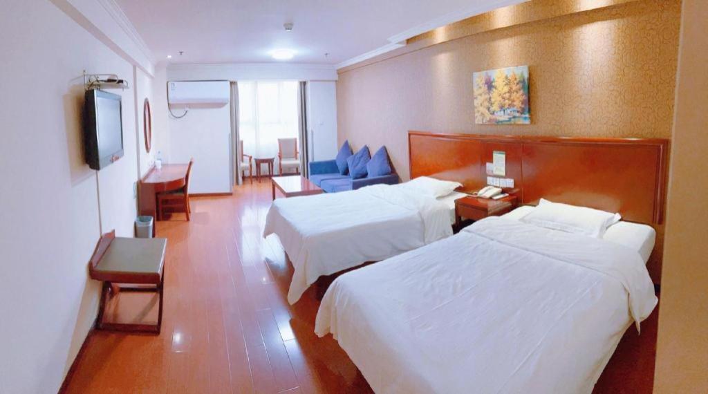 Greentree Inn Xi'An Bell And Drum Tower Food Street Ancient City Wall Ximen Express Hotel Exteriör bild