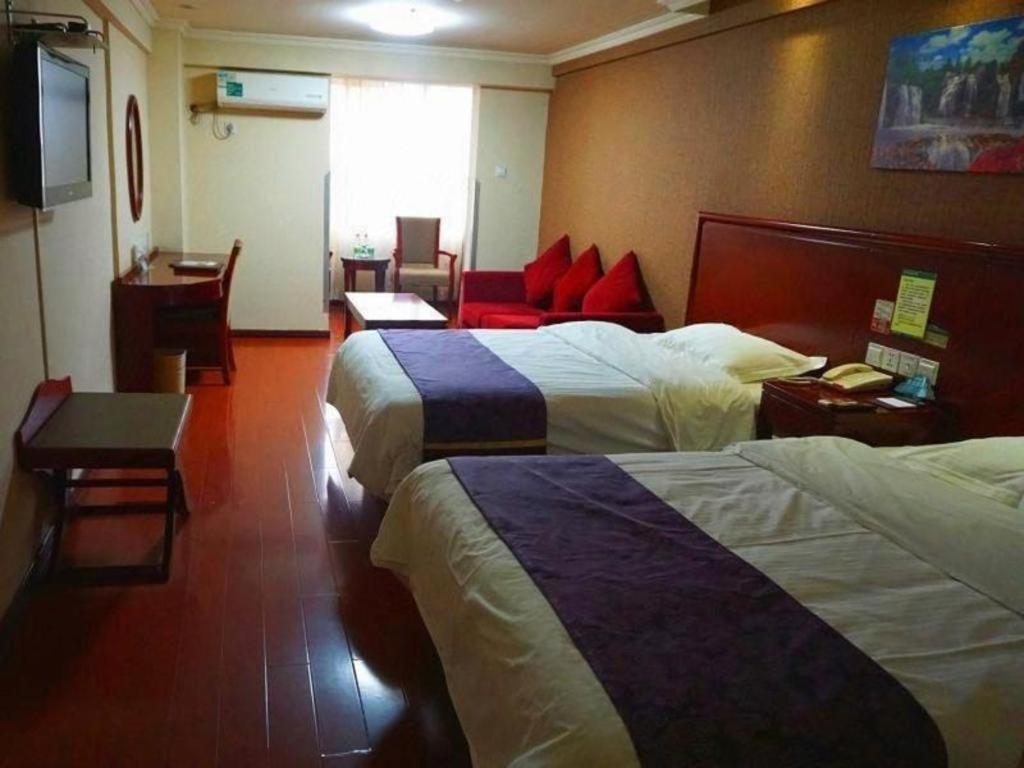 Greentree Inn Xi'An Bell And Drum Tower Food Street Ancient City Wall Ximen Express Hotel Exteriör bild