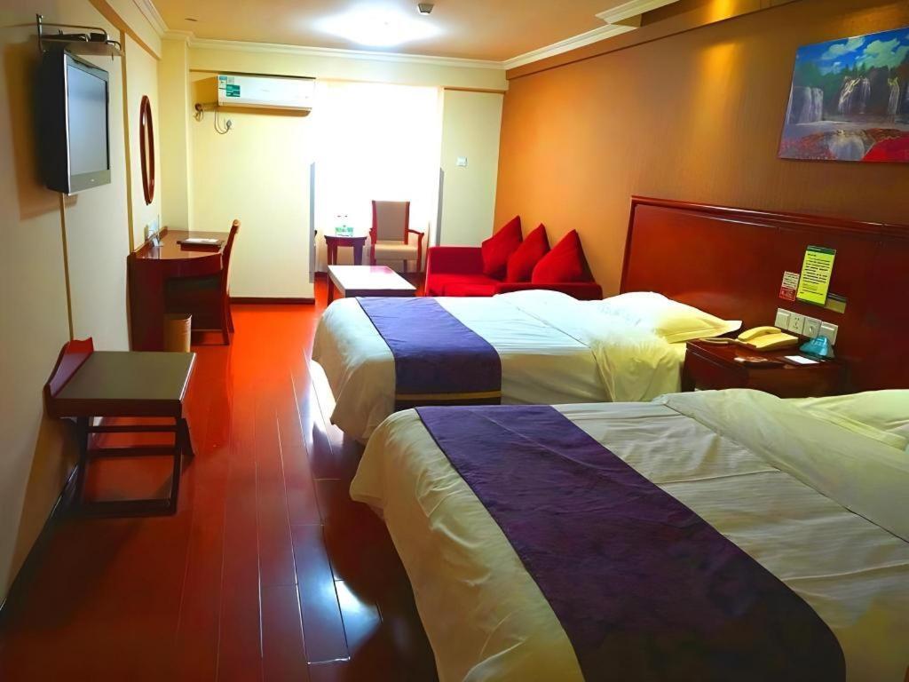 Greentree Inn Xi'An Bell And Drum Tower Food Street Ancient City Wall Ximen Express Hotel Exteriör bild
